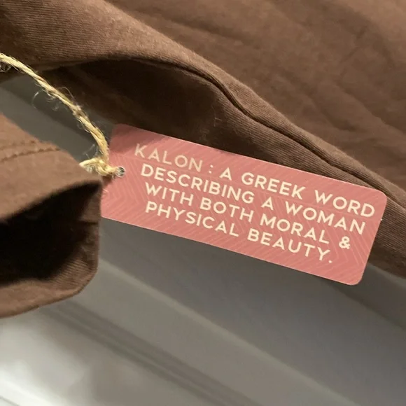 Kalin NWT Brown V-Neck T-Shirt size XXL - Picture 8 of 9